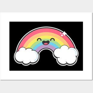 Kawaii Rainbow Posters and Art